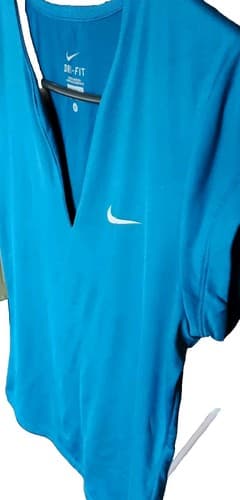 Nike Dri-Fit Women Blue Active T-Shirt M. - Thumbnail 5