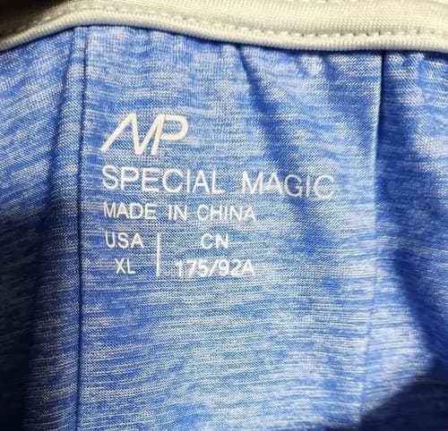 MP Special Magic Women's Blue Active Wear Blouse, Sz XL. - Thumbnail 5