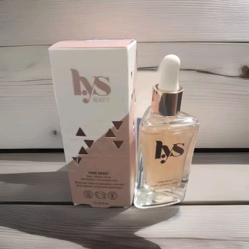 Lys Beauty THINK BRIGHT Glow + Hydrate Serum Vitamin C Hyaluronic Acid 1oz New - Image 1