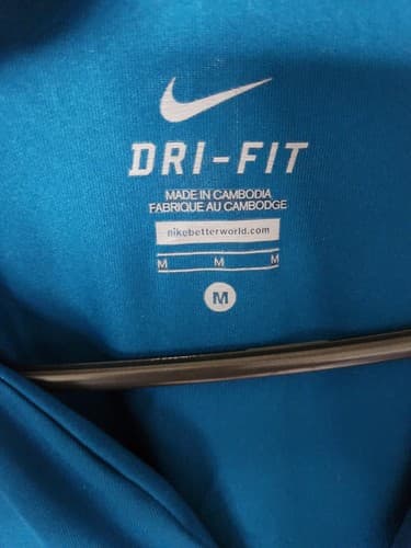 Nike Dri-Fit Women Blue Active T-Shirt M. - Thumbnail 3