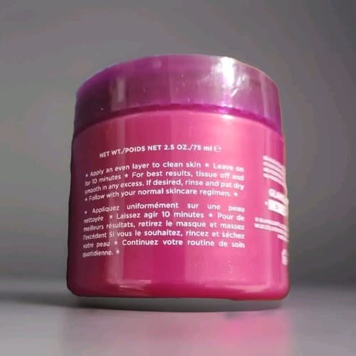 GLAMGLOW BERRYGLOW Probiotic Recovery Face Mask NWOB 2.5oz / 75ml MSRP $49 - Thumbnail 2