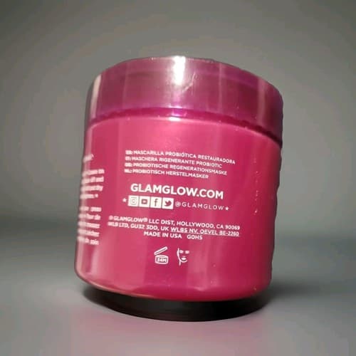 GLAMGLOW BERRYGLOW Probiotic Recovery Face Mask NWOB 2.5oz / 75ml MSRP $49 - Thumbnail 3