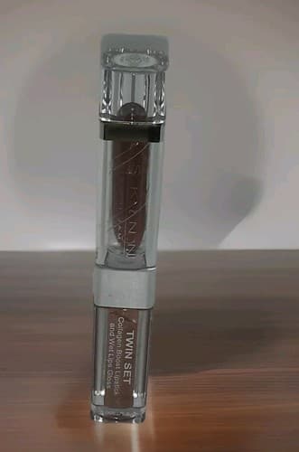 SKINN Cosmetics Twin Set Collagen Boost Lipstick & Wet Lips Gloss"Ginger Snap". - Thumbnail 2