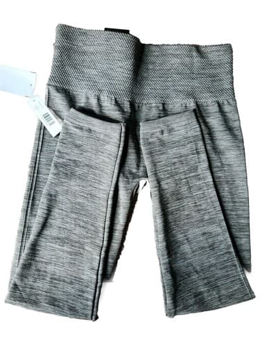 New Direction Womens Gray Check Petite Fleece Leggings Size XLarge. - Thumbnail 3