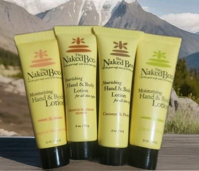 The Naked Bee Moisturizing Hand & Body Lotion Grapefruit Blossom Set .5oz ea. - Image 1