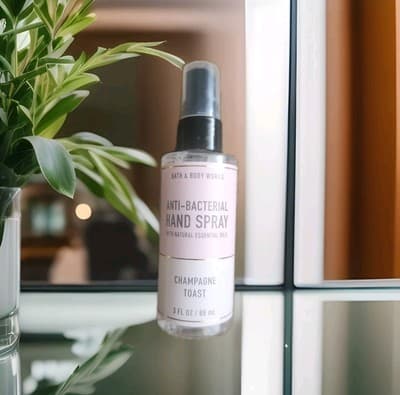 Bath & Body Works Champagne Toast Anti-Bacterial Hand Sanitizer Spray 3oz - Image 1