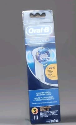 Oral-B Precision Clean Electric Replacement Toothbrush Heads Pack of 3 #99347187 - Image 1