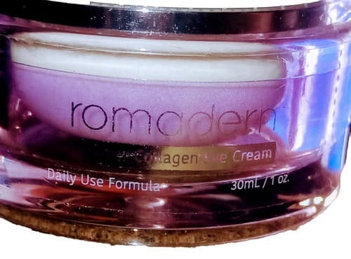 ROMADERM SUPER COLLAGEN EYE CREAM DAILY USE FORMULA 1 oz NEW SEALED - Thumbnail 2