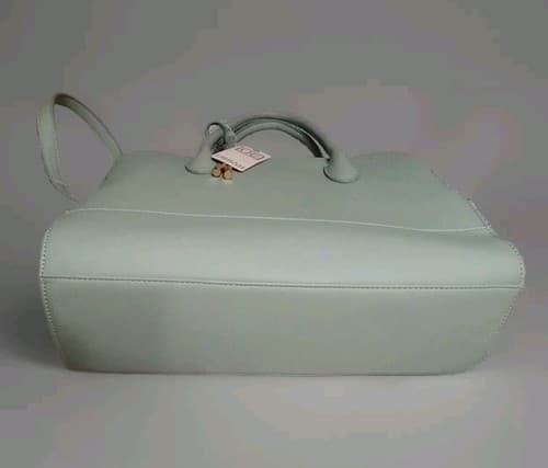 Urban Expressions Women's Oriana Double Zip Work Satchel Bag Light Mint Green. - Thumbnail 4