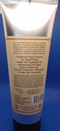 A La Maison de Provence Honeysuckle Shea Butter & Argan Oil Hand/Body Lotion 8oz - Thumbnail 2