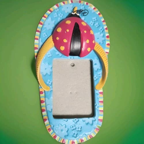 Flip Flpo+Purse Picture Frames Set of 2: Multi-Color Mini Decor. - Thumbnail 4