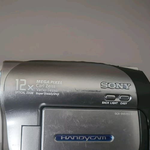 SONY DCR-DVD 203 7.2V DVD-RW Disc Digital Video Handycam Camcorder. 12x Zoom. - Thumbnail 3