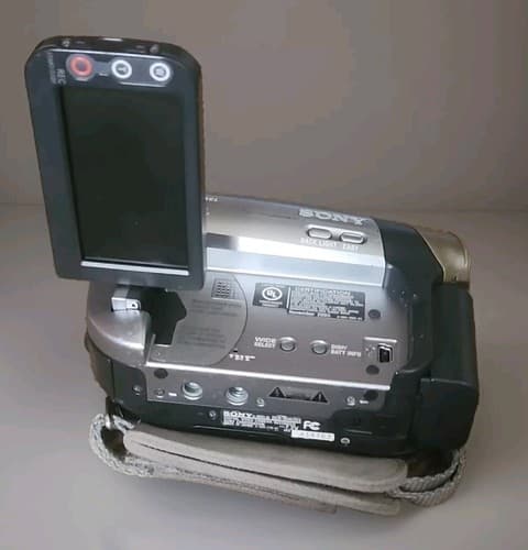 SONY DCR-DVD 203 7.2V DVD-RW Disc Digital Video Handycam Camcorder. 12x Zoom. - Thumbnail 8