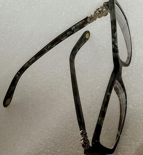 TIFFANY & CO TF2048-B 8129 53mm Blue Gray Havana Eyeglasses Frames Italy - Thumbnail 3