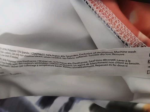 NWT Marika Women's Large Jane High Rise Hottie Shorts Ocean Wave Blurred Floral. - Thumbnail 6