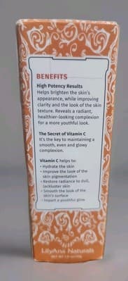 Lilyana Naturals Vitamin C Serum for Face, with Hyaluronic Acid & Vitamin E, 1oz - Thumbnail 5