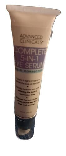 Advanced Clinicals 5-in-1 Multi Correction Eye Serum Retinol Collagen Vitamin C - Thumbnail 5