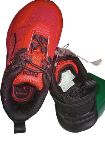 Puma Mirage KinderFit 38275701 Red/Black Toddler Boy Running Casual Shoe Sz 6C. - Thumbnail 3