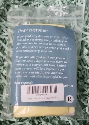 NEW OLADOT Premiun Vinyl Die-Cut Slive Numbers Set, 4in and 3 inch Number Set. - Thumbnail 2