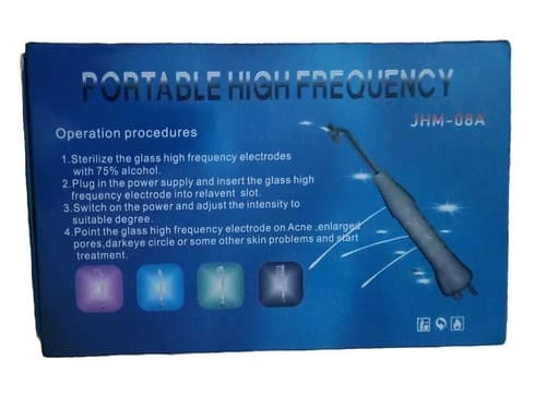 High F requency Facial Machine Wand 4 Pieces Tubes Set Portable Handheld Skin... - Thumbnail 6