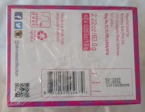 Lakma Tea 14 Days Weight Loss Kit - 42 Bags (100% 42 Count ."Same Day Ship"-1pk. - Thumbnail 5