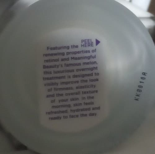 Meaningful Beauty OverNight Retinol Repairing Cream 1oz. New & Sealed - Thumbnail 2