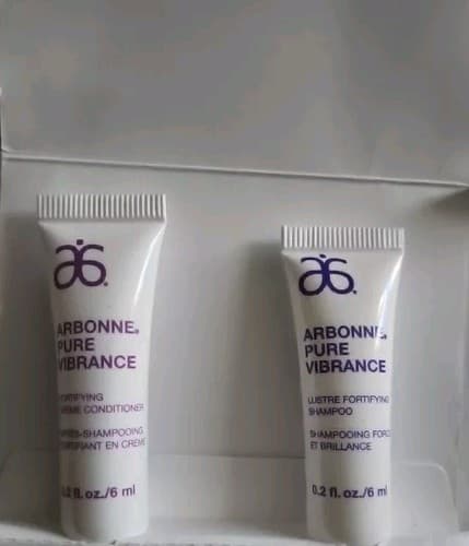 Arbonne Pure Vibrance Shampoo & Conditioner 6ml ea,Sample Size Only,Read Details - Thumbnail 3