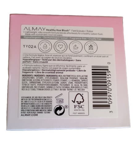 Almay Healthy Hue Blush Compact So Peachy (200) 0.17 Oz SEALED - Thumbnail 2