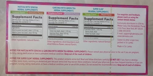 Lakma Tea 14 Days Weight Loss Kit - 42 Bags (100% 42 Count ."Same Day Ship"-1pk. - Thumbnail 4