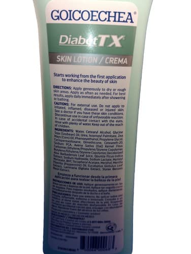 Goicoechea Diabet TX Body Lotion Skin Care for Diabetes,Dry Skin'13.5ozFast Ship - Thumbnail 2