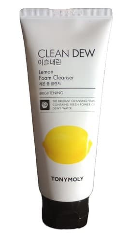 TONYMOLY Clean Dew Lemon Foam Cleanser 180ml/ 6.08 fl. oz. SEALED - Image 1