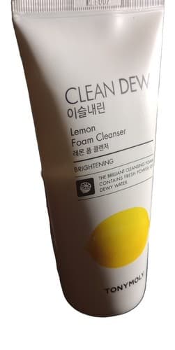 TONYMOLY Clean Dew Lemon Foam Cleanser 180ml/ 6.08 fl. oz. SEALED - Thumbnail 4