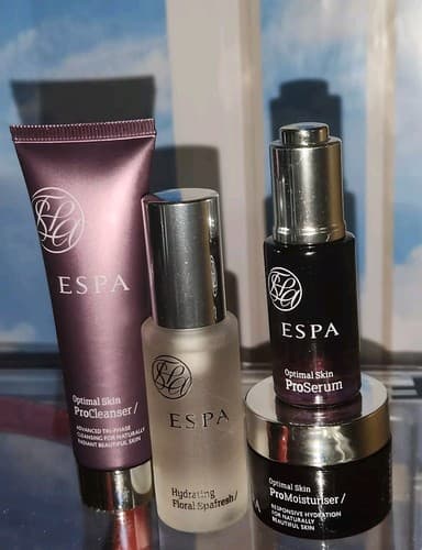 ESPA Optimal Skincare Collection Cleanser+Moisturizer+Serum Hydrating Splash4pc - Image 1
