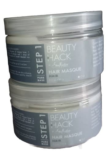 Lot of 2 Shea Moisture Beauty Hack Hair Masque Step 1 - 3.2oz Each NIP - Image 1
