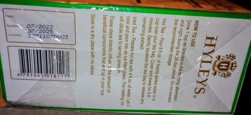 HYLEYS 28 DAYS DETOX KIT HERBAL SUPPLEMENT 84 TEA BAGS HEALTHY CLEANSING FORMULA - Thumbnail 4