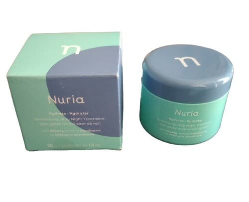 NIB Nuria Hydrate Revitalizing Night Jelly Treatment Hydrater Moisturizer 1.9 oz - Image 1
