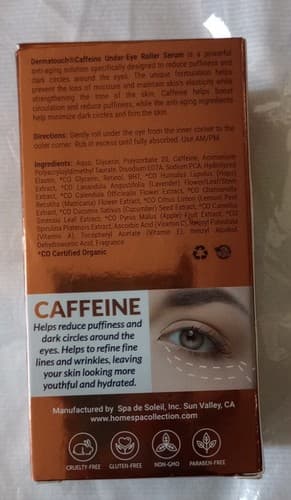 Dermatouch Vitamin C Brightening Under-Eye Roller Serum Smoothing 1.75 oz - Thumbnail 3