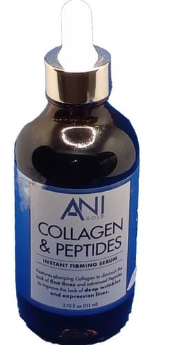 ANI GOLD COLLAGEN & PEPTIDES INSTANT FIRMING SERUM 3.75oz. Fast Shipping. - Image 1