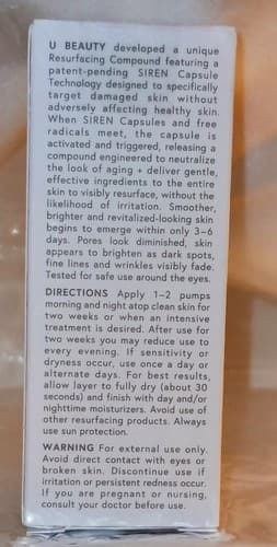 BNIB ~ UBEAUTY Resurfacing Compound~Complexion Boosting~10ml/0.33oz ~ AUTHENTIC - Thumbnail 2