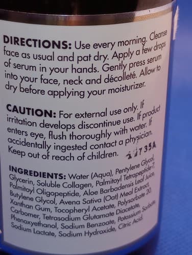 ANI GOLD COLLAGEN & PEPTIDES INSTANT FIRMING SERUM 3.75oz. Fast Shipping. - Thumbnail 2