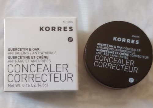 Korres Quercetin Oak Anti Aging Anti-Wrinkle Concealer 04 Tan 0.16 oz NIB - Image 1