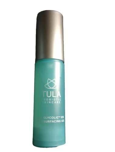 Tula Pro-Glycolic 10% pH Resurfasing Gel Facial Treatment Travel Sz 0.95oz/28ml. - Image 1