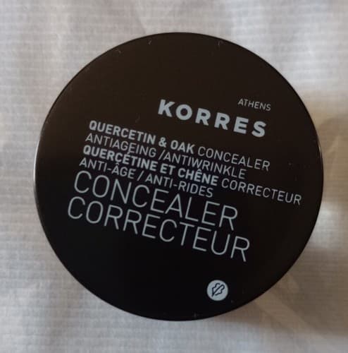 Korres Quercetin Oak Anti Aging Anti-Wrinkle Concealer 04 Tan 0.16 oz NIB - Thumbnail 3