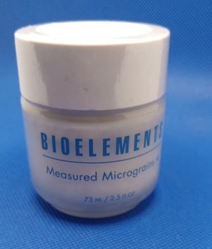BIOELEMENTS Measured Micrograins Multi-Action Scrub ~ All Skin 2.5oz Sealed. - Image 1