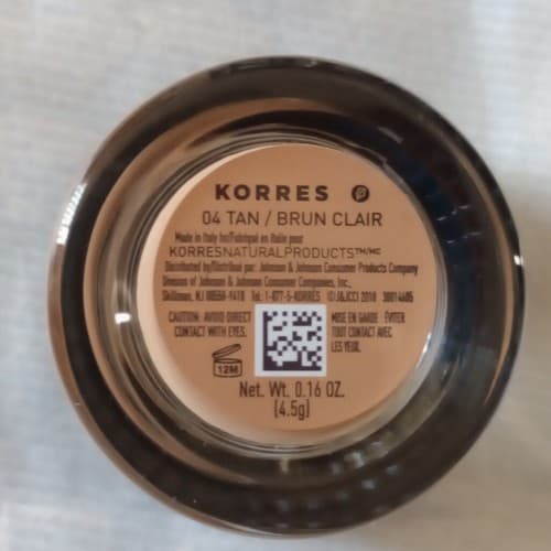 Korres Quercetin Oak Anti Aging Anti-Wrinkle Concealer 04 Tan 0.16 oz NIB - Thumbnail 4