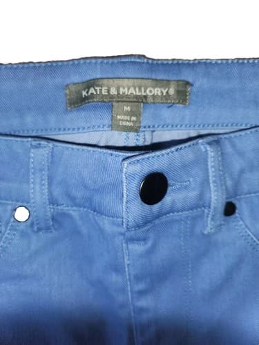 KATE & MALLORY Floral Pull-On Floral Jeans Womens Size Medium Rn#118565. - Thumbnail 4