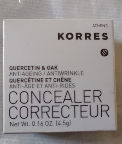 Korres Quercetin Oak Anti Aging Anti-Wrinkle Concealer 04 Tan 0.16 oz NIB - Thumbnail 2