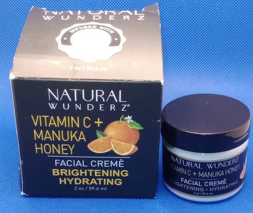 NATURAL WINDERZ Vitamin C+Manuka Honey Facial Brighten Hydrating Cream 2oz. - Image 1
