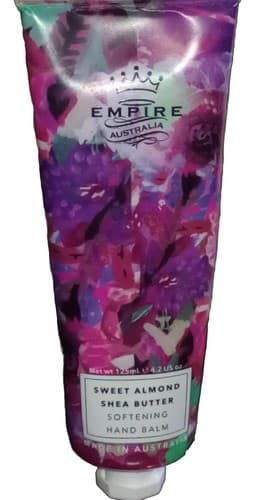 Empire Australia Hand Balm Cream Sweet Almond Shea Butter 4.2 oz 125 mL - Image 1