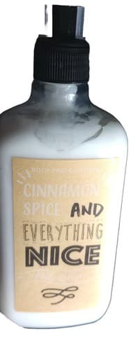 BODY PRESCRIPTIONS CINNAMON SPICE AND EVERYTHING NICE BODY LOTION 10.82oz. - Image 1